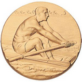 1" Stamped Medal Insert (Rowing)